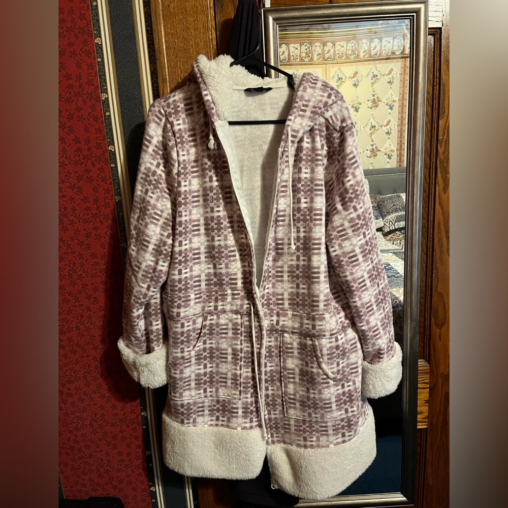 PajamaGram Fleece Bed Jacket